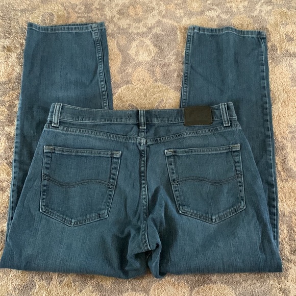 Lee Regular Fit Straight Leg Jeans 33 x 30 - Picture 6 of 8